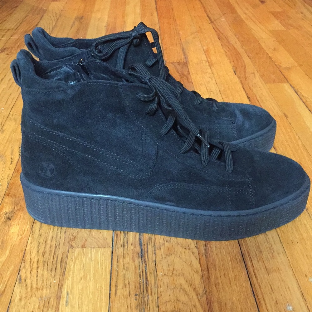 Post Xchange 80 Ziggy Black High Top Sneakers